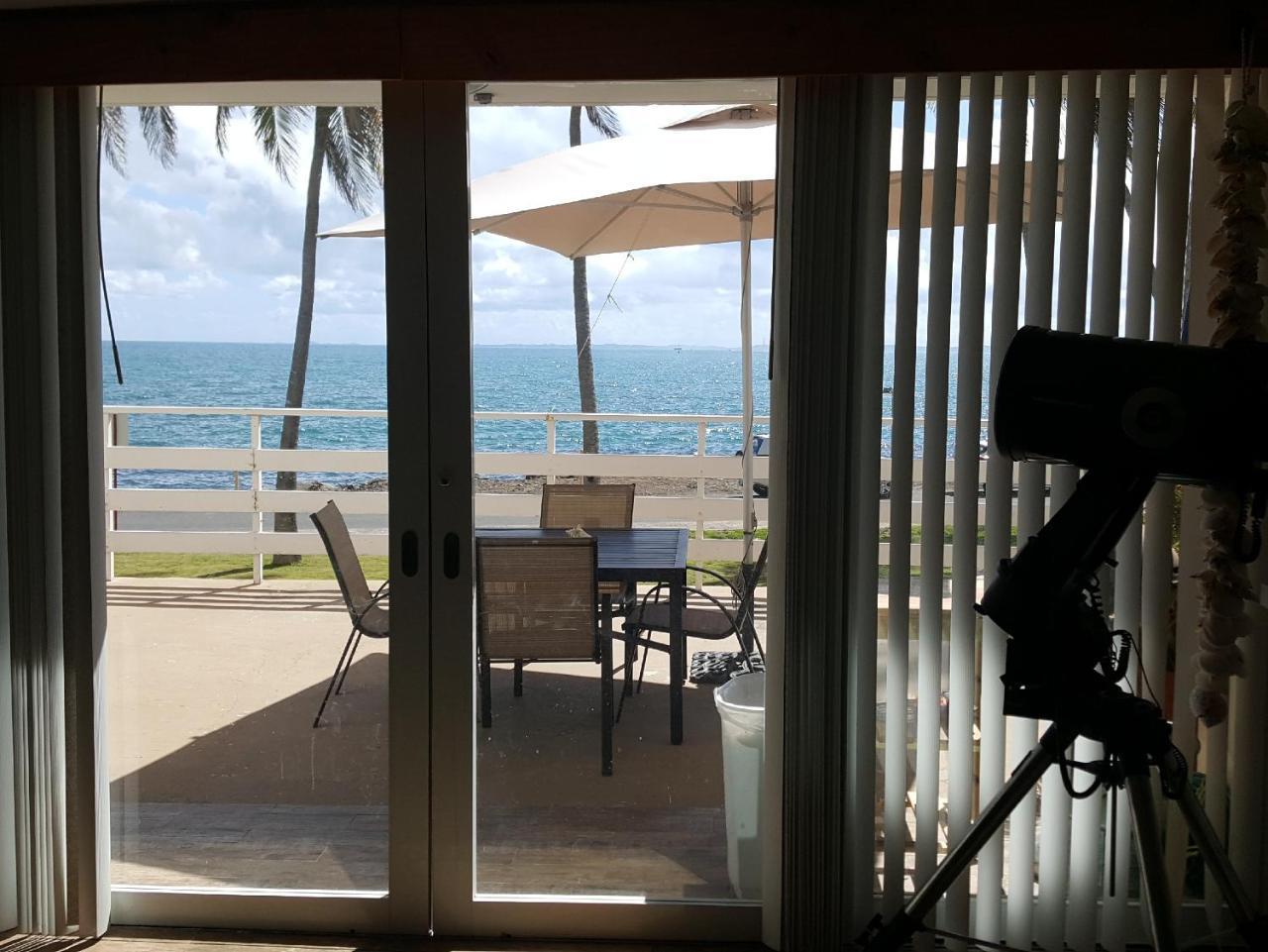 Nauetik, Ocean Front! Great View Apartment Fajardo Luaran gambar